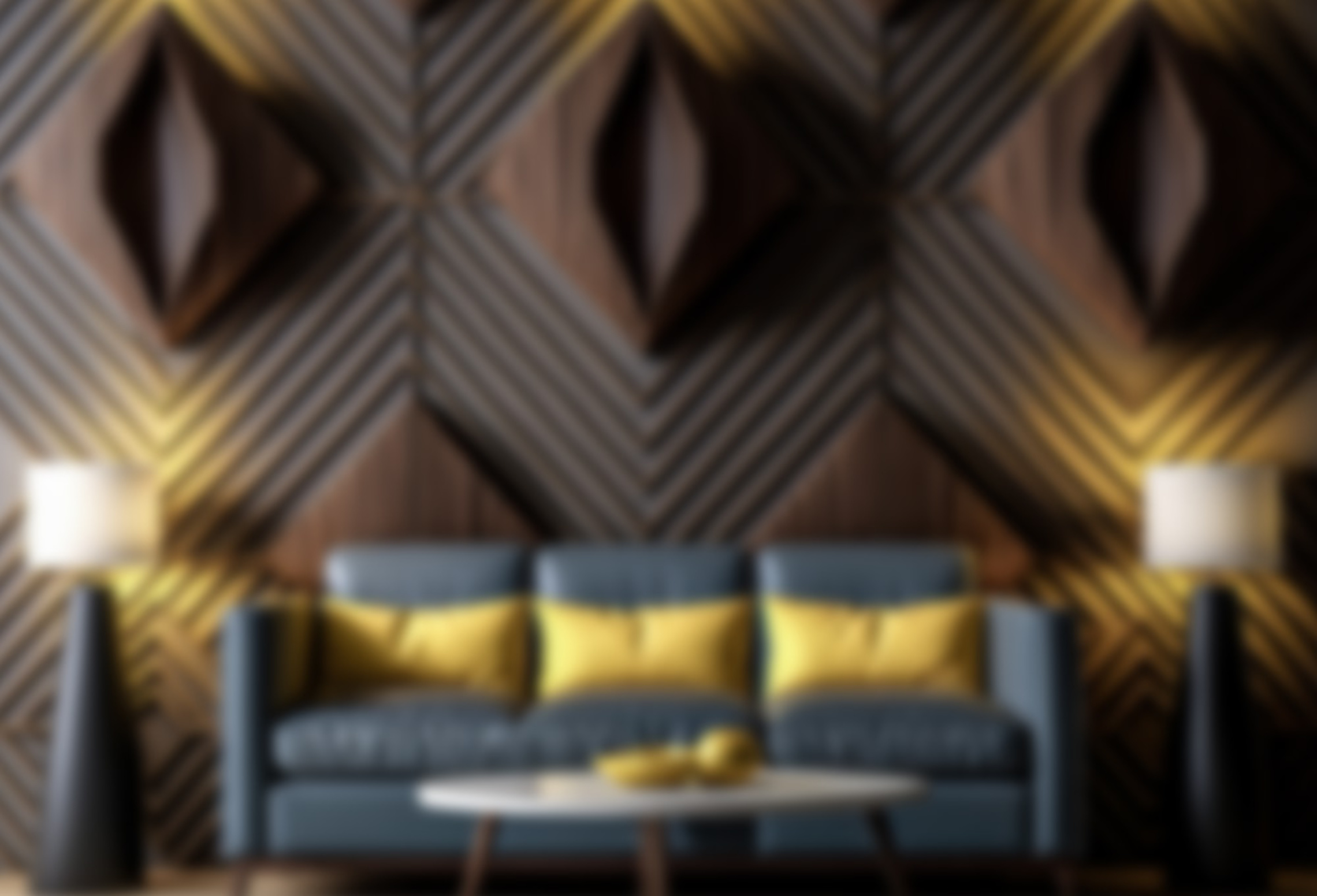 Moderne Wandgestaltung bei Musterfirma in Musterstadt